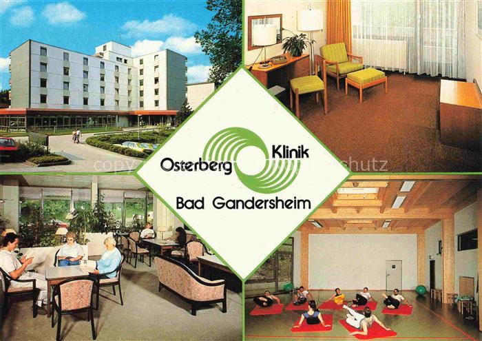 Bad Gandersheim Osterberg Klinik TV Raum Gymnastikhalle Speisesaal