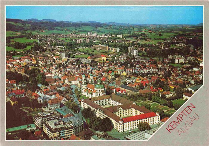 KEMPTEN Allgaeu Bayern Fliegeraufnahme