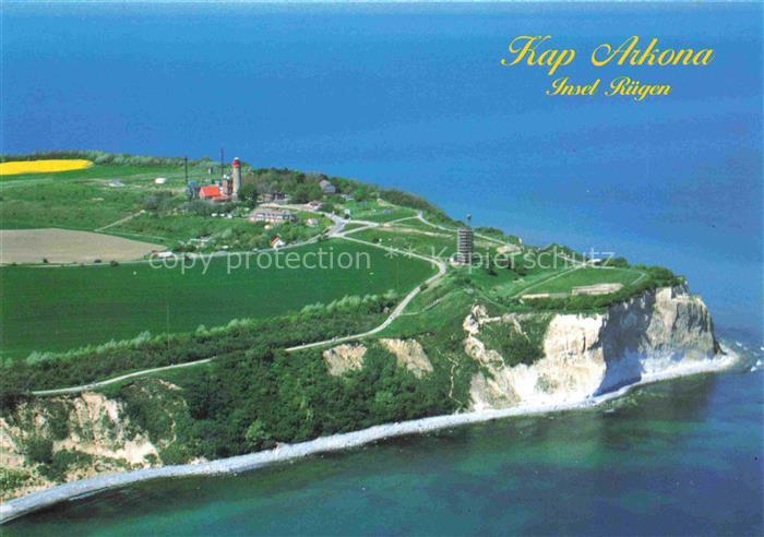 Kap Arkona Putgarten Ruegen Fliegeraufnahme Leuchtturm