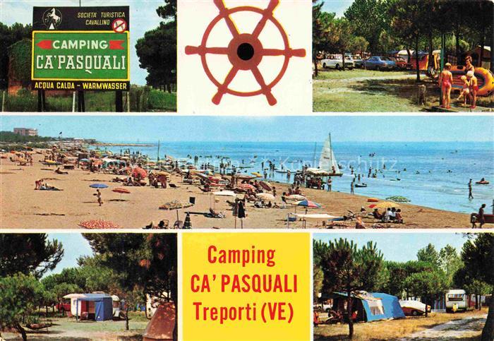 Treporti Venezia IT Camping Ca Pasquali Strandpartien