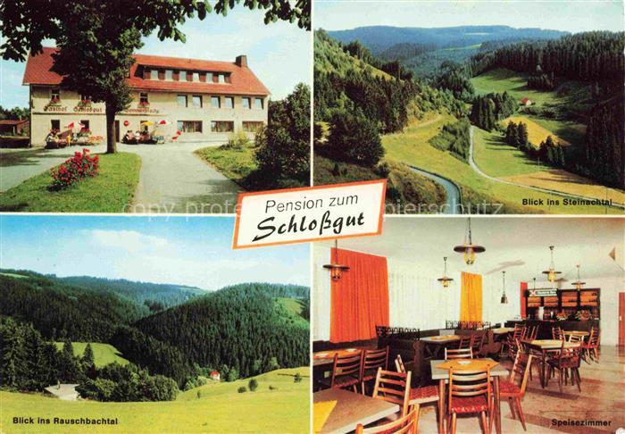 Presseck Gasthaus Schlossgut Pension Steinachklamm Rauschbachtal Gastraum
