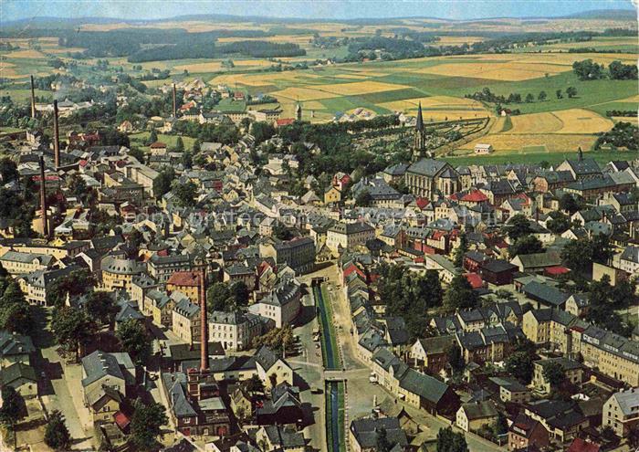 Muenchberg  Oberfranken Fliegeraufnahme