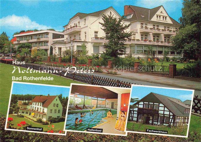 Bad Rothenfelde Osnabrueck Haus Noltmann Peters Sonnenhof Hallenbad Fachwerkhaus