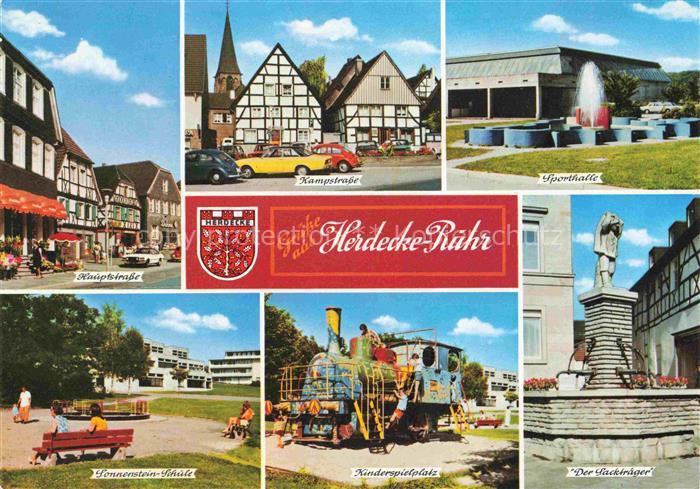 Herdecke Ruhr Hauptstrasse Kampstrasse Sporthalle Sonnenstein Schule Kindergarte