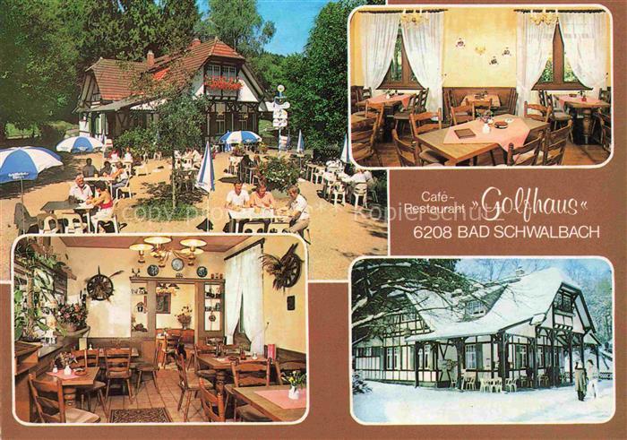 BAD SCHWALBACH Cafe Restaurant Golfhaus Gastraeume Gartenterrasse