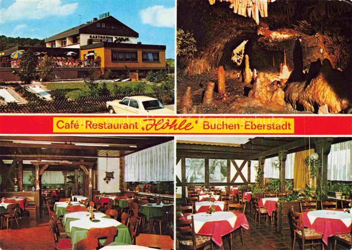 Eberstadt Baden Cafe Restaurant Hoehle Tropfsteinhoehle Gastraeume