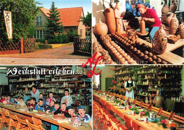 Hohenleipisch Toepferei Anett Lueck Werkstatt erleben