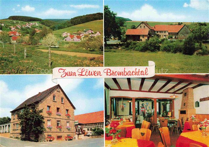 Brombachtal Gasthaus Zum Loewen Gastraum Panorama