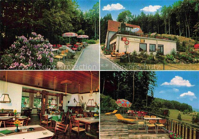 Steinau Fischbachtal Odenwald Hessen Waldcafe Restaurant Zindenauer Schloesschen