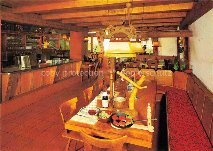 Fischbachtal Odenwald Hessen Gasthof Meenzer Eck Gastraum