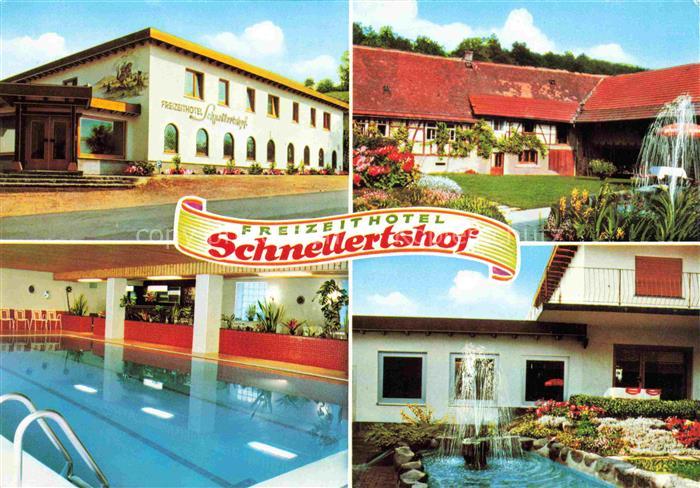 Nieder-Kainsbach Freizeithotel Schnellertshof Hallenbad Fontaene