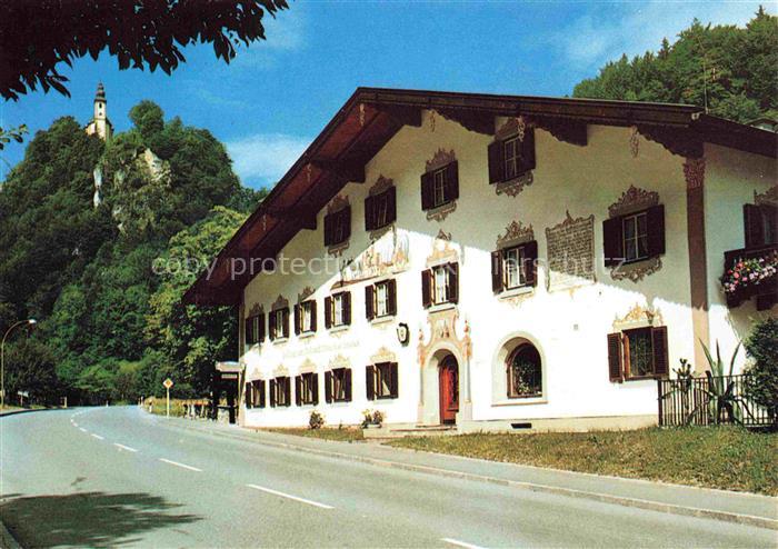 Karlstein Oberbayern Gasthof Moserwirt mit St Pankraz
