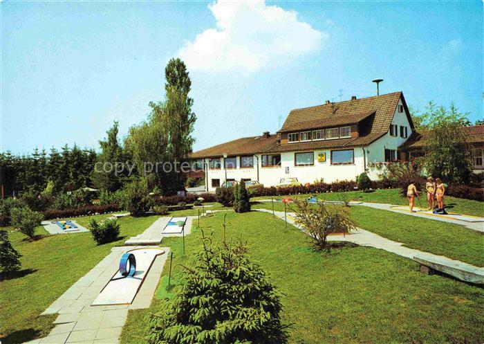 Donzdorf Goeppingen BW  Gaststaette Schurrenhof Minigolfplatz
