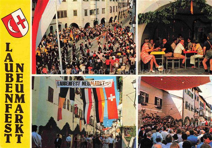 Neumarkt Suedtirol Laubenfest Teilansichten