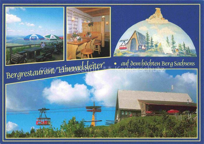 Oberwiesenthal Erzgebirge Bergrestaurant Himmelsleiter Bergstation Schwebebahn