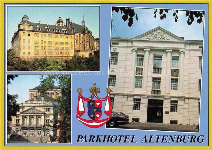 ALTENBURG  (S.A.) Thueringen Parkhotel Altenburg Schloss Theater