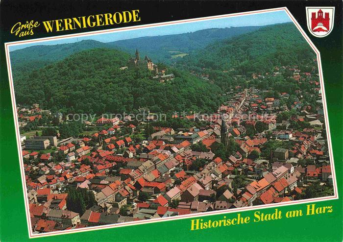 Wernigerode Harz Fliegeraufnahme