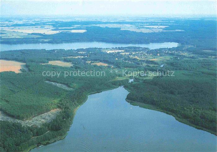 Wendisch Rietz Brandenburg Fliegeraufnahme mit Storkower und Scharmuetzelsee