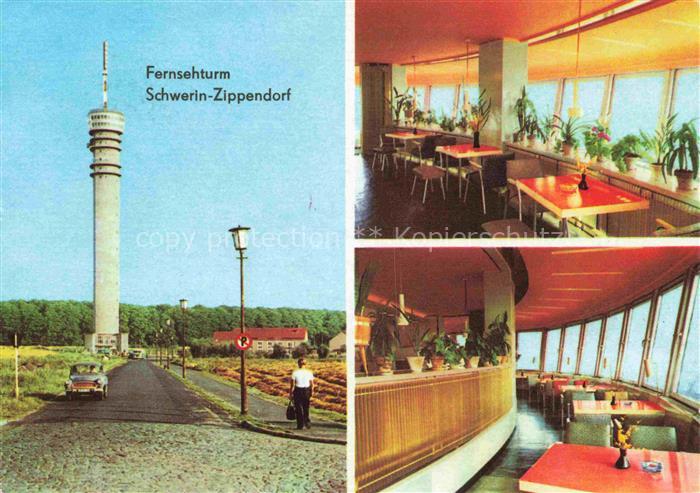 Zippendorf SCHWERIN Fernsehturm Turmrestaurant
