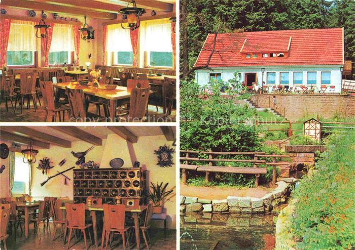 Leinefelde-Worbis Eichsfeld Thueringen Konsum Waldklause Koehlersgrund Gastraeum