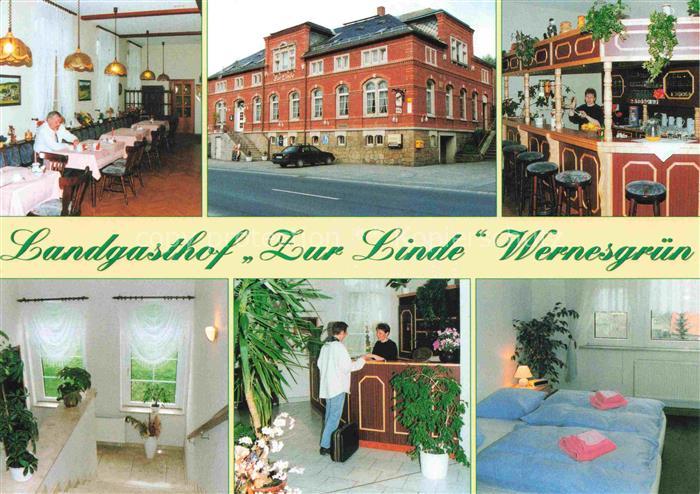 Wernesgruen Steinberg Vogtland Sachsen Landgasthof Zur Linde Gastraeume Bar Reze