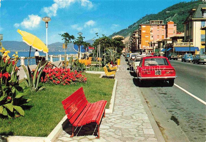 Chiavari Genova Genua Liguria IT Giardini del lungomare