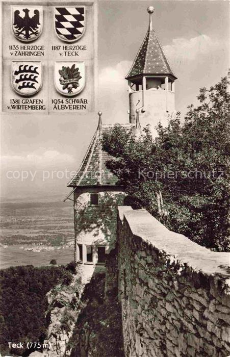 Kirchheim  Teck Burg Teck Wappen Herzoege