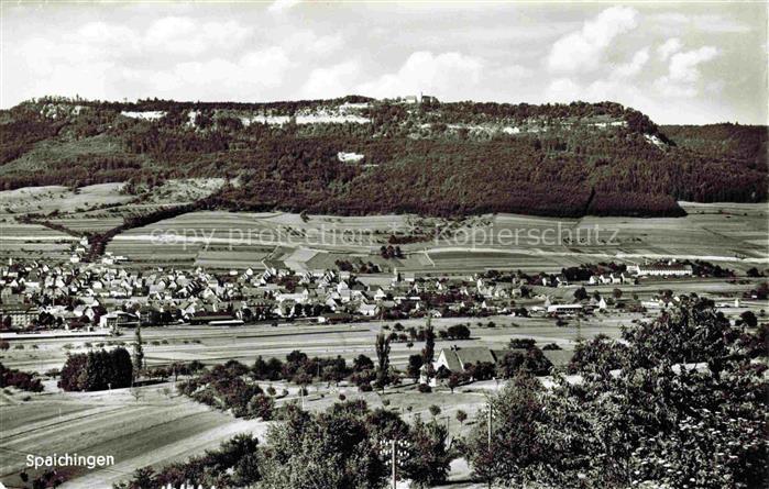 Spaichingen Panorama Blick zum Dreifaltigkeitsberg Claretiner Missionshaus