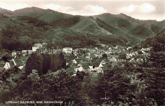 Sulzburg Baden BW Panorama Luftkurort im Schwarzwald