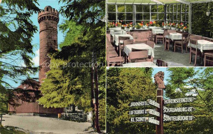 Bad Muender Suentelturm Aussichtsturm Gaststaette