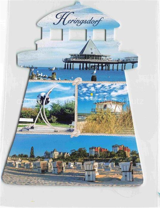 HERINGSDORF  Ostseebad Usedom Seebruecke Strand Hotels Strandhaus