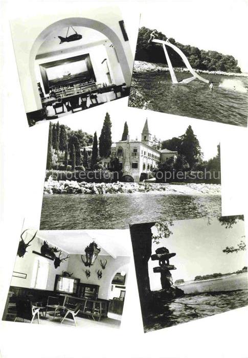 Rovinj Rovigno Istrien Croatia Hotel Restaurant am Strand