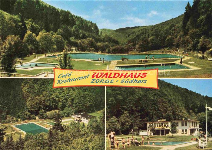 Zorge Harz Café Restaurant Waldhaus Schwimmbad