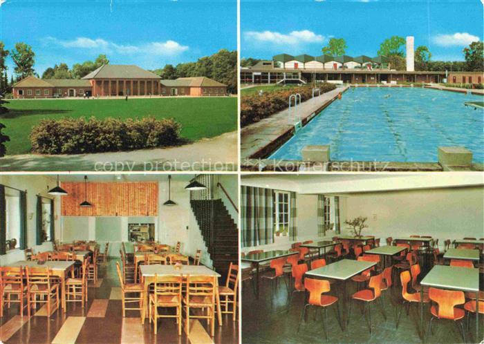 Westerstede Ammerland Niedersachsen Jugendherberge Speiseraum Freibad