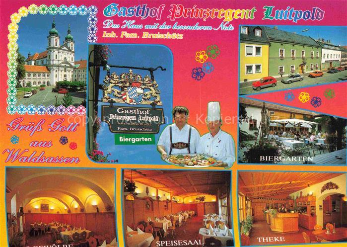 Waldsassen Gasthof Prinzregent Luitpold Biergarten Speisesaal Theke