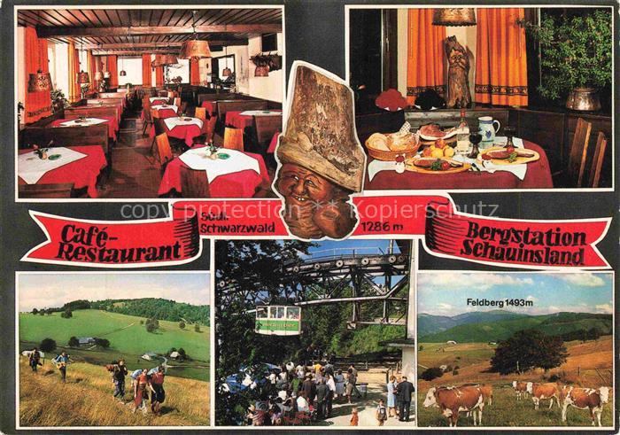 Hofsgrund Oberried Schauinsland Café Restaurant Bergstation Schauinsland Gastrau