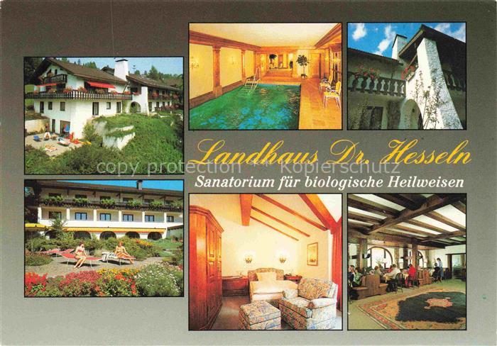Oberstaufen Oberallgaeu Bayern Landhaus Dr. Hesseln Sanatorium fuer biologische