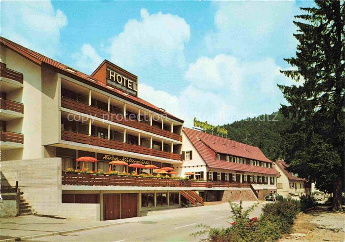 BAD HERRENALB Hotel Restaurant Café Hirsch-Kullenmuehle