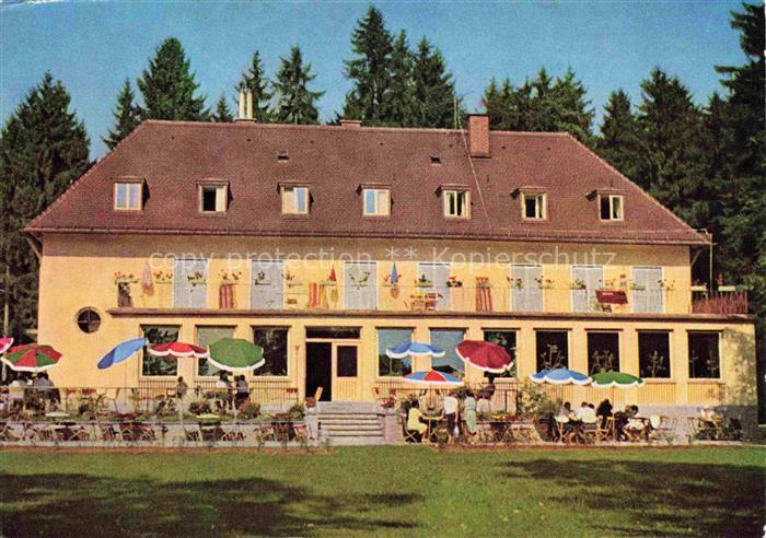 Strasslach-Dingharting Ferienheim der Muenchner Strassenbahner Terrasse