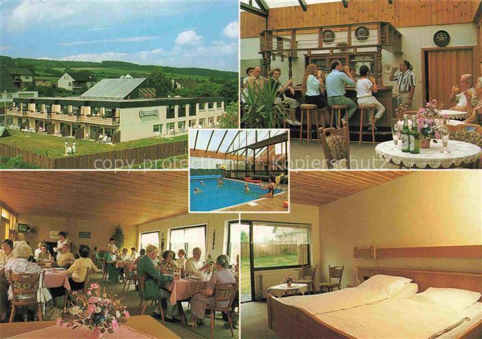Rengshausen Beisetal Knuellwald Hessen Kurhaus Ross Restaurant Theke Hallenbad P