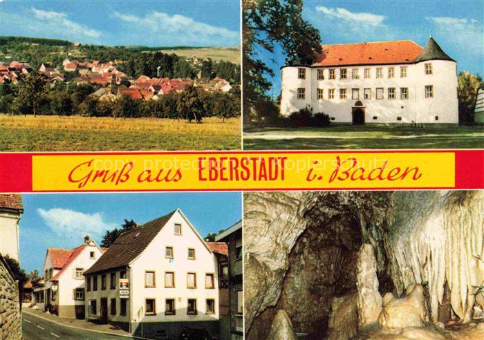 Eberstadt Baden Panorama Schloss Ortszentrum Hoehle