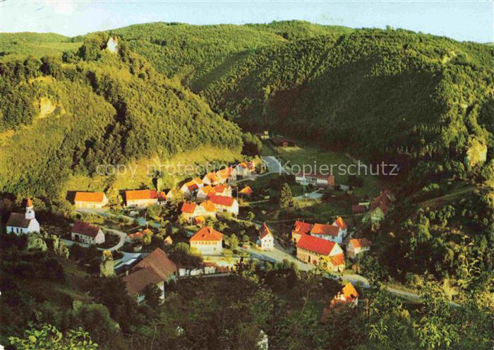Seeburg Bad Urach BW Panorama Blick ins Tal