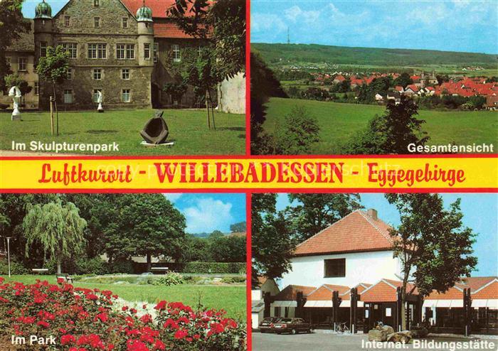 Willebadessen Panorama Luftkurort Skulpturenpark Parkanlagen Internationale Bild