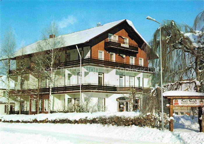 Klosterreichenbach Baiersbronn BW Kurcafé Hotel Garni im Winter