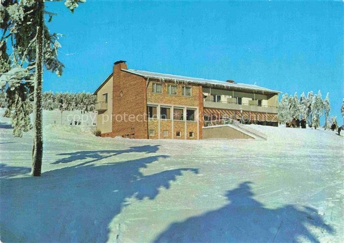 Herchenhain Bergrasthaus Herchenhainer Hoehe Winterlandschaft