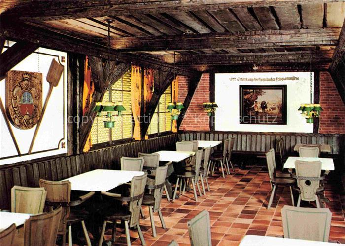 Krombach Westfalen Braustube der Krombacher Brauerei Gastraum Krombacher Pils Ge