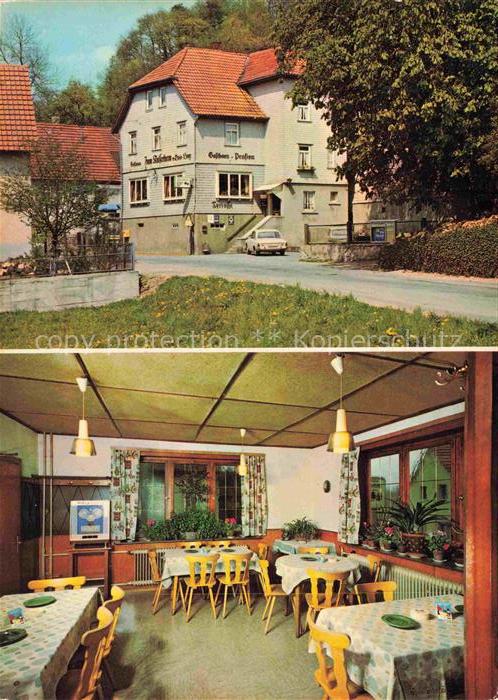 Winterkasten Lindenfels Hessen Hotel Pension Kaiserturm Restaurant
