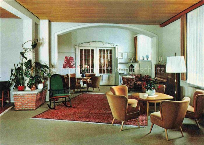 Moelln  Lauenburg Kurheim Spezialabteilung Lehmrade Aufenthaltsraum