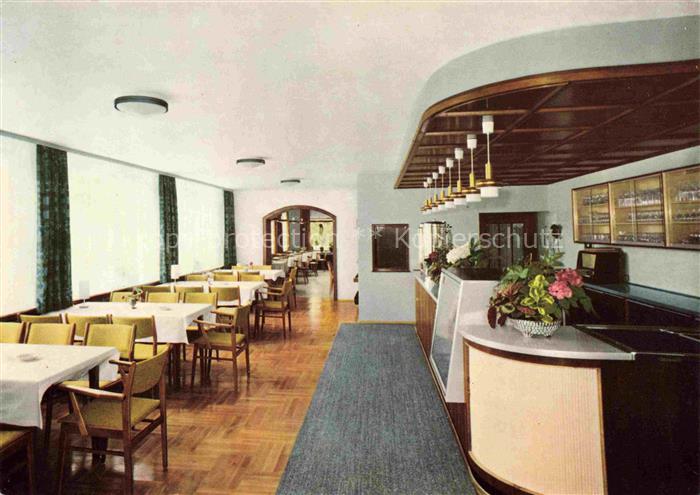 Sasbachwalden Achern Ortenaukreis BW Café Pension Fallert Gastraum Theke