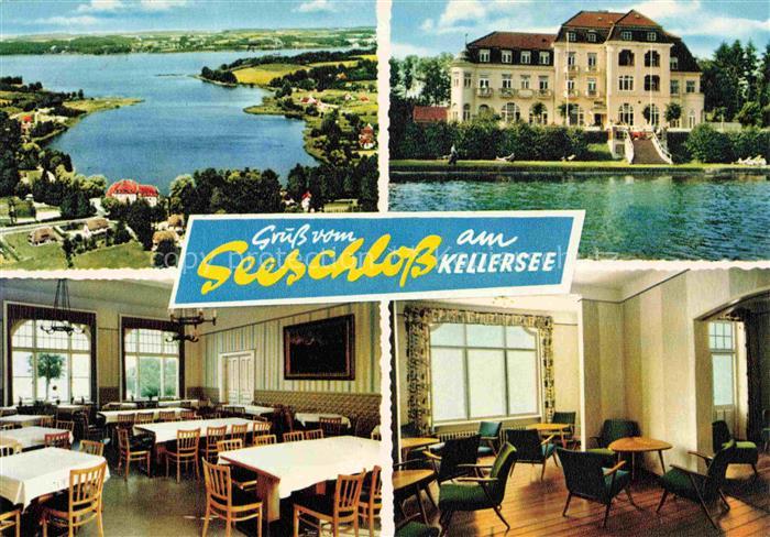 Eutin Schleswig-Holstein Hotel Restaurant Seeschloss am Kellersee Luftaufnahme